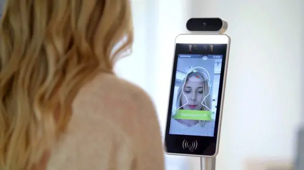temperature screening kiosks