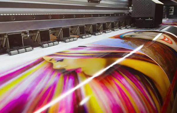 Wide-format inkjet print